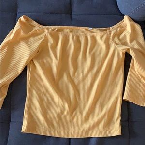 Off the shoulder top